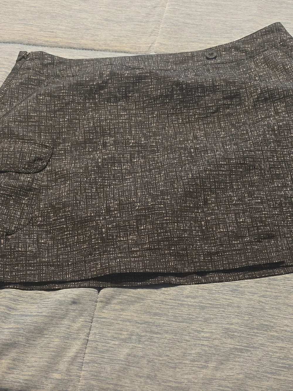 Avia Black Crosshatch Athletic Skort
